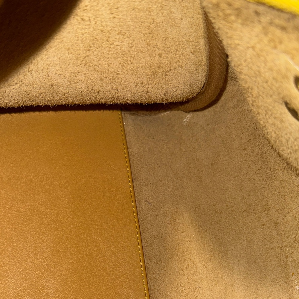 Dooney Bourke Mustard Yellow Leather Shoulder Bag - Women's Crossbody - Picture 6 of 9